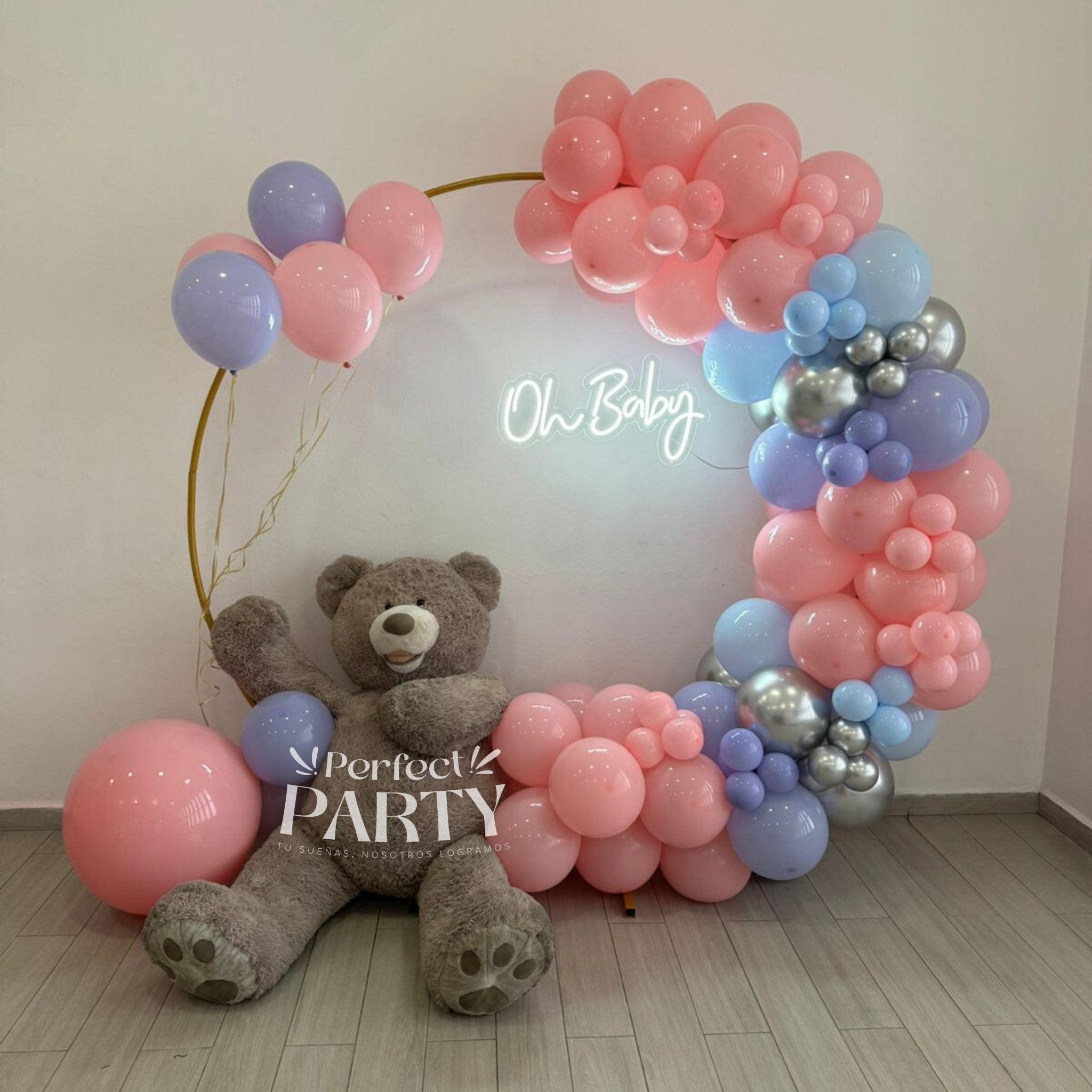 Revelación de género | Aro de globos - Perfect Party
